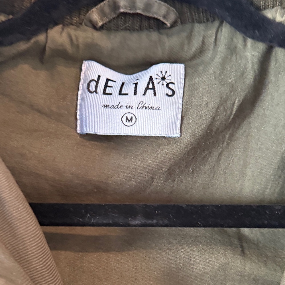 Olive Green Bomber Jacket - Picture 6 of 7